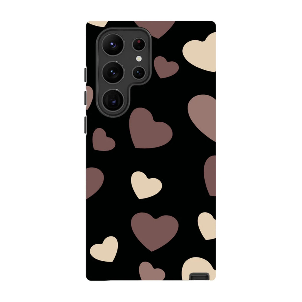 White & Black Hearts — S23 Ultra Tough Case — Finnaij
