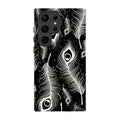 Feathers in Bloom Black — S23 Ultra Tough Case — Finnaij
