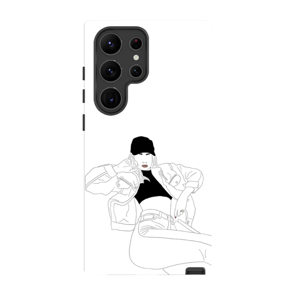 Black Cap by Keagan Haight — S23 Ultra Tough Case — Finnaij