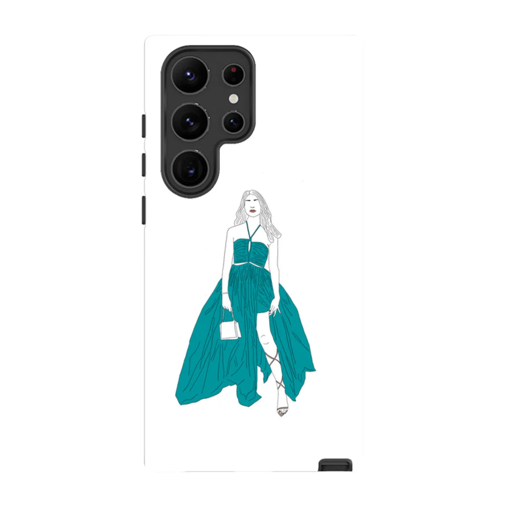 Blue Dress by Keagan Haight — S23 Ultra Tough Case — Finnaij