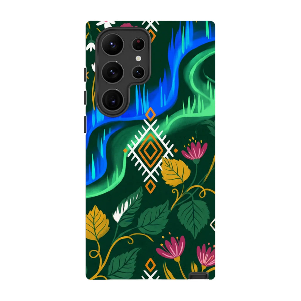 Aurora Birch Bloom by Aino Kallio — S23 Ultra Tough Case — Finnaij