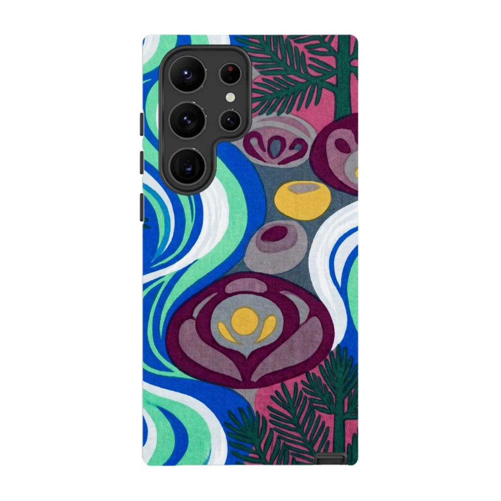 Sauna Bloom Motif by Aino Kallio — S23 Ultra Tough Case — Finnaij