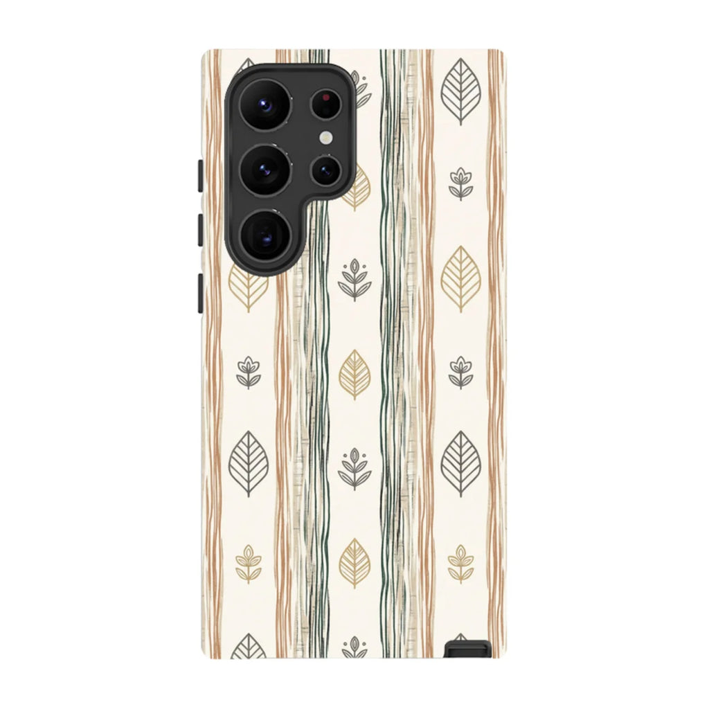 Birch Linen Harmony by Elsi Vaarala — S23 Ultra Tough Case — Finnaij