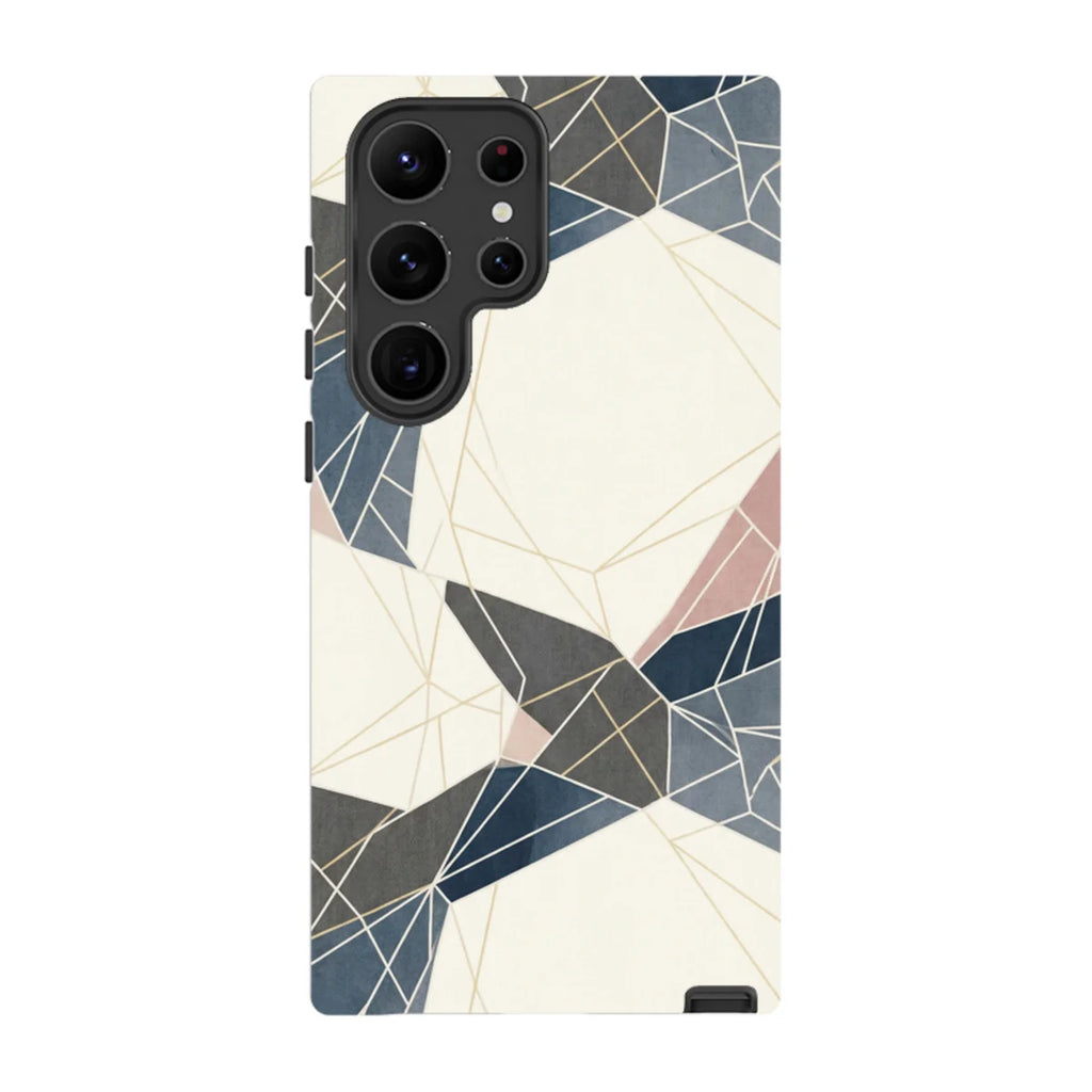 Frozen Lake Geometry by Elsi Vaarala — S23 Ultra Tough Case — Finnaij