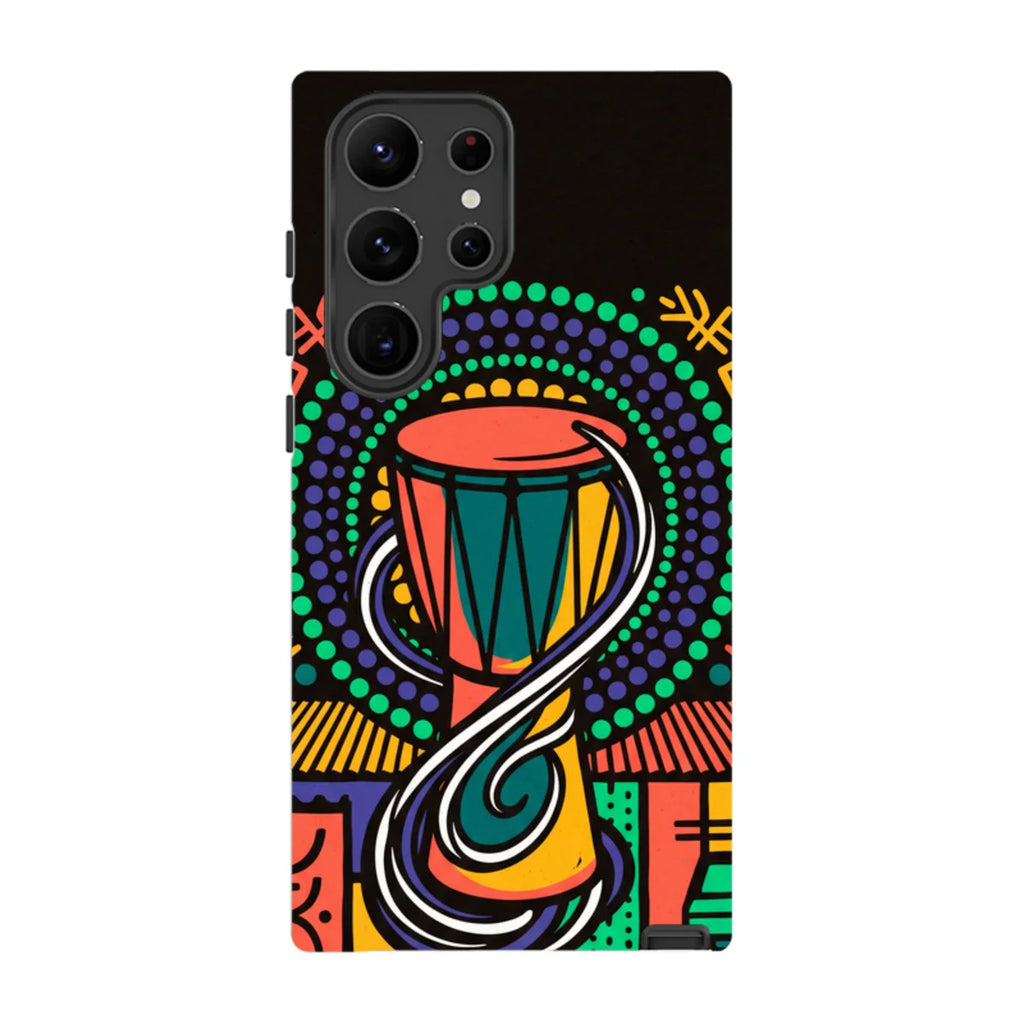Talking Drum Halo by Ada Okoye — S23 Ultra Tough Case — Finnaij