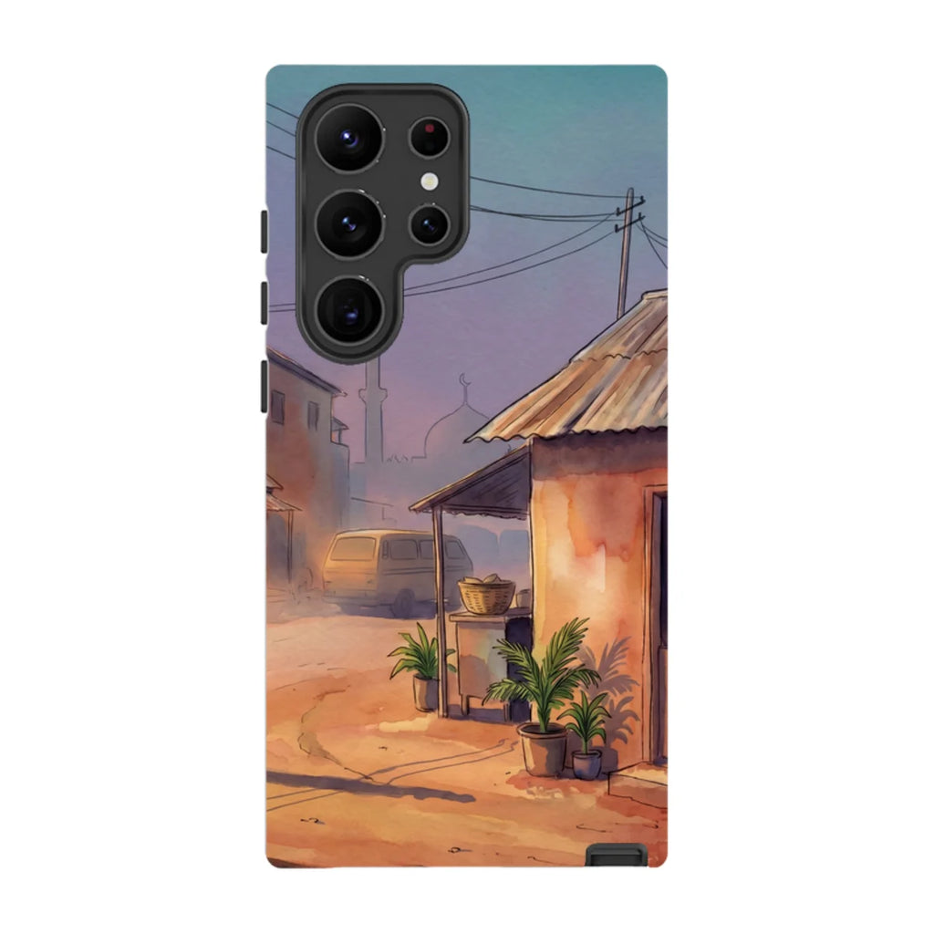 City Edge Quiet Street by Tobi Akinyemi — S23 Ultra Tough Case — Finnaij