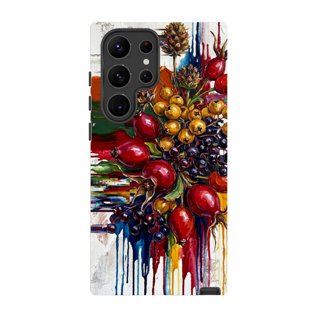 Autumn Berries and Botanicals by Frida Lövström — S23 Ultra Tough Case — Finnaij