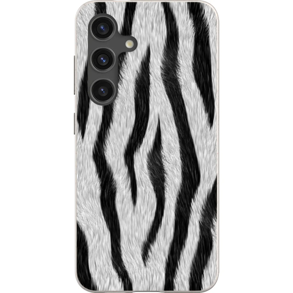 Zebra Groove — S24 Samsung Galaxy Bio-degradable Case — Finnaij