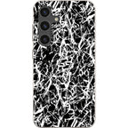 Black-White Grunge — S24 Samsung Galaxy Bio-degradable Case — Finnaij
