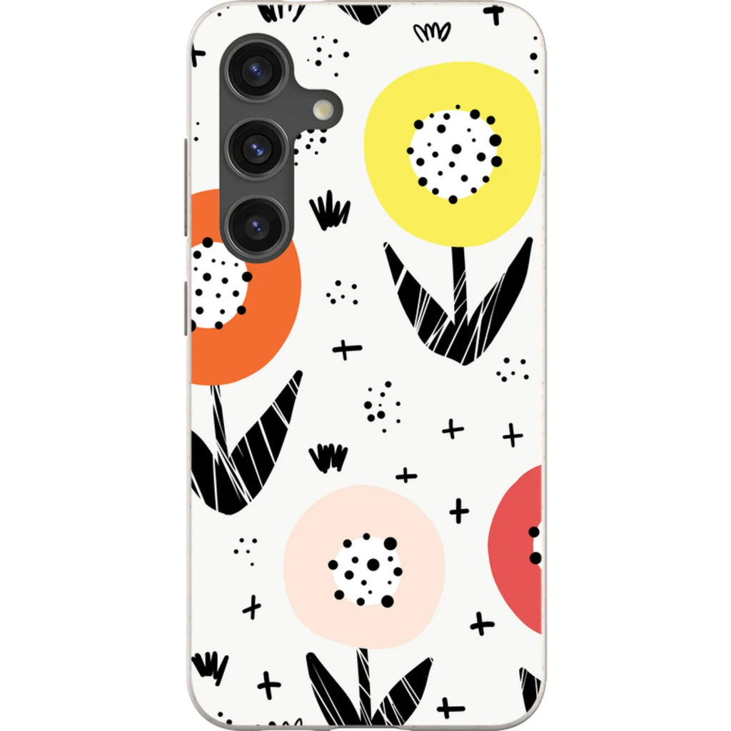 Botanical Doodle — S24 Samsung Galaxy Bio-degradable Case — Finnaij