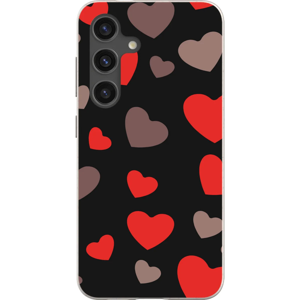 Red Hearts — S24 Samsung Galaxy Bio-degradable Case — Finnaij