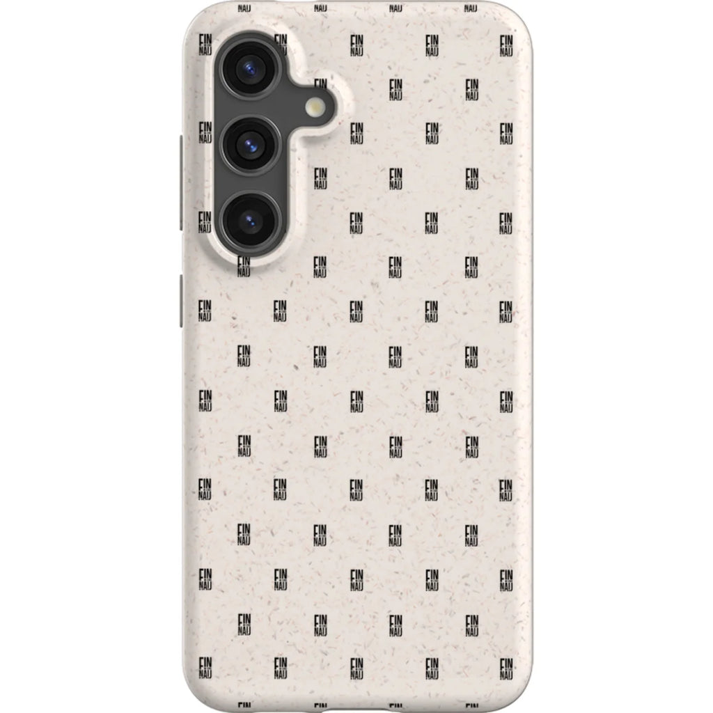 Monogram Natural — S24 Samsung Galaxy Bio-degradable Case — Finnaij