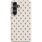 Monogram Natural — S24 Samsung Galaxy Bio-degradable Case — Finnaij