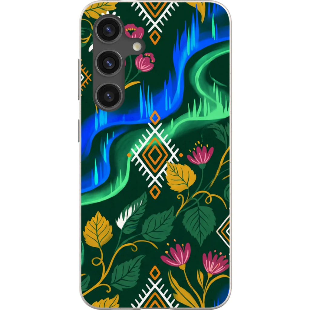 Aurora Birch Bloom by Aino Kallio — S24 Samsung Galaxy Bio-degradable Case — Finnaij