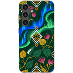 Aurora Birch Bloom by Aino Kallio — S24 Samsung Galaxy Bio-degradable Case — Finnaij
