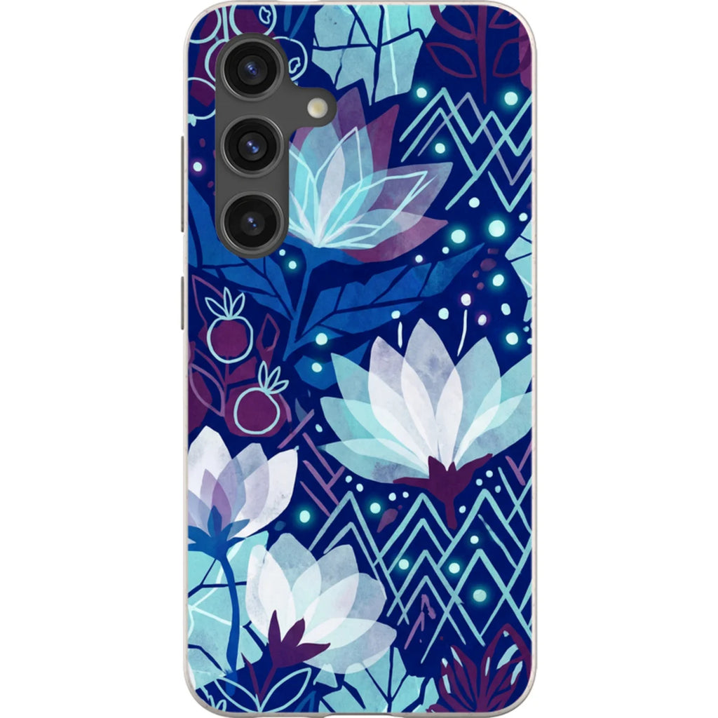 Frozen Lake Petals by Aino Kallio — S24 Samsung Galaxy Bio-degradable Case — Finnaij