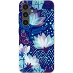 Frozen Lake Petals by Aino Kallio — S24 Samsung Galaxy Bio-degradable Case — Finnaij