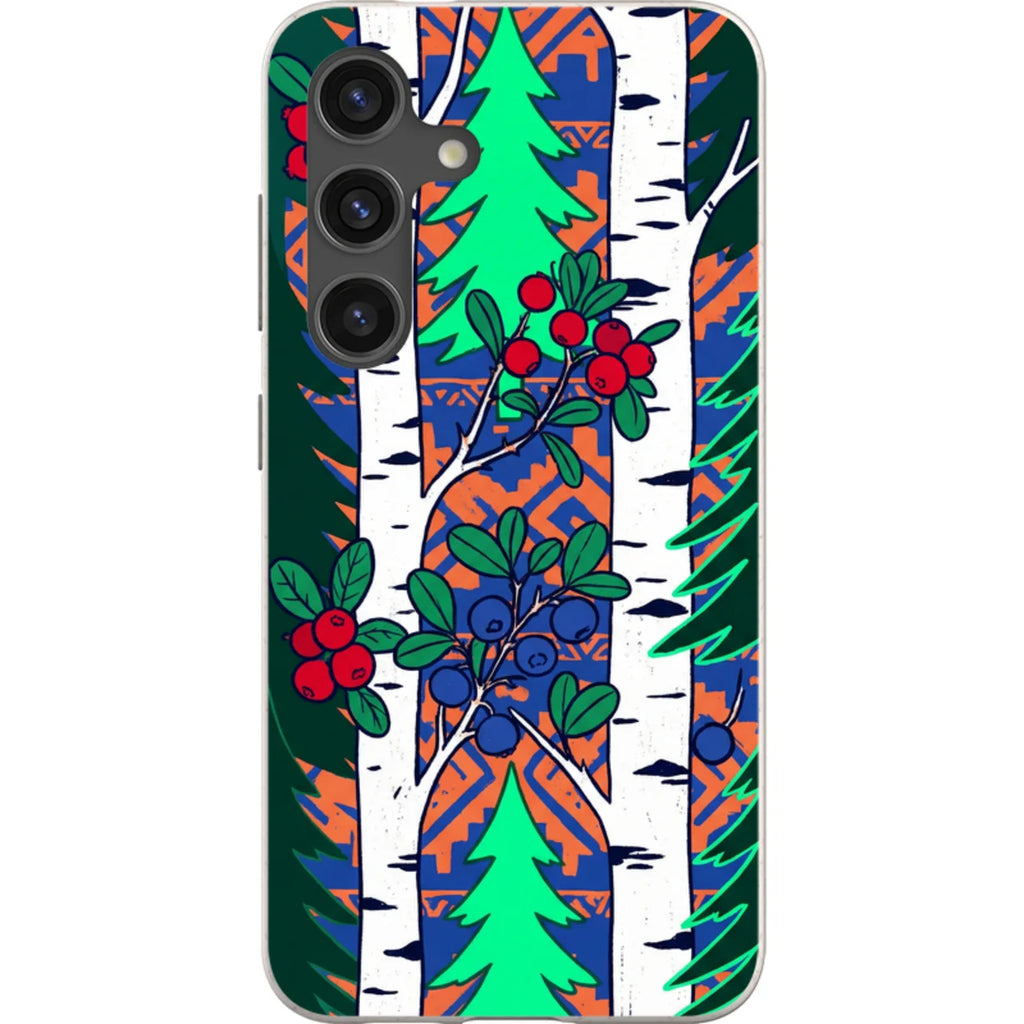 Nordic Forest by Aino Kallio — S24 Samsung Galaxy Bio-degradable Case — Finnaij