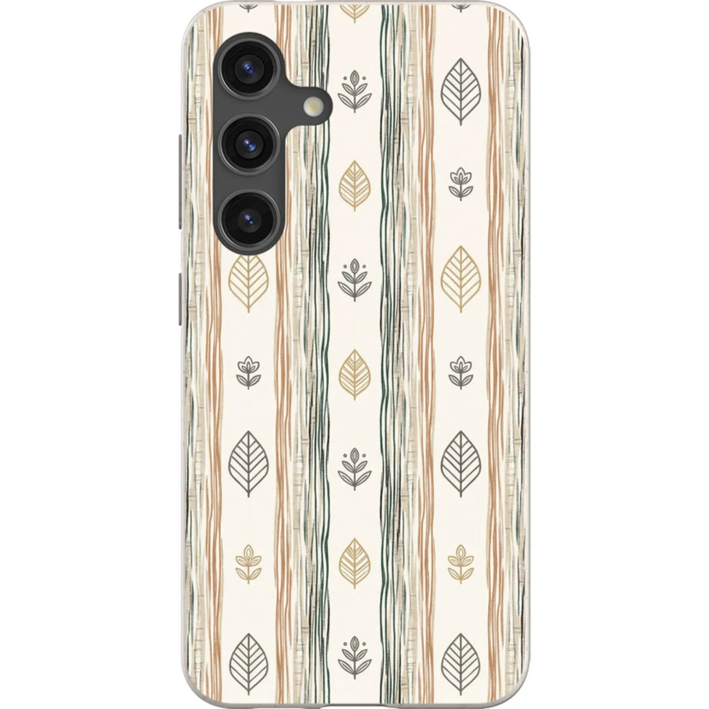 Birch Linen Harmony by Elsi Vaarala — S24 Samsung Galaxy Bio-degradable Case — Finnaij
