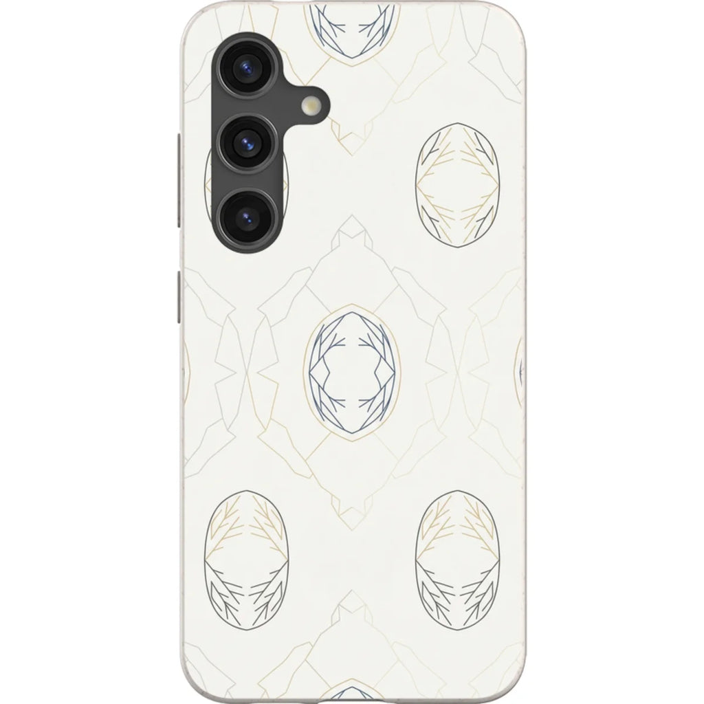 Frozen Lake Silence by Elsi Vaarala — S24 Samsung Galaxy Bio-degradable Case — Finnaij