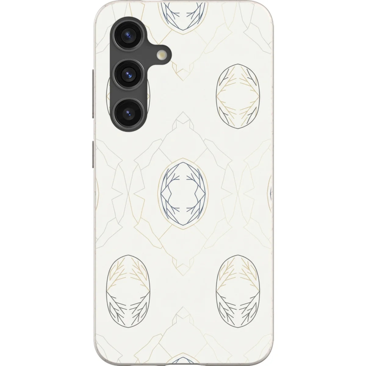 Frozen Lake Silence by Elsi Vaarala — S24 Samsung Galaxy Bio-degradable Case — Finnaij