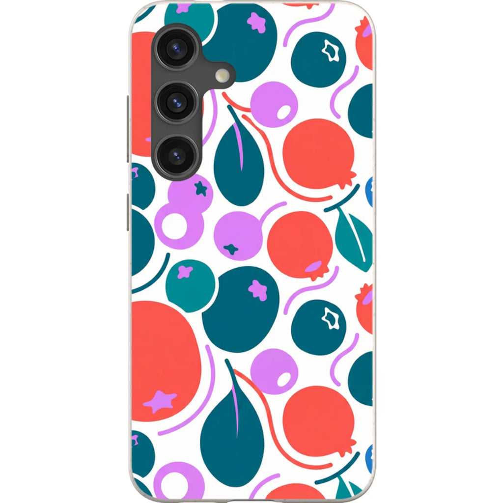 Berry Icon Remix by Salla Niemi — S24 Samsung Galaxy Bio-degradable Case — Finnaij