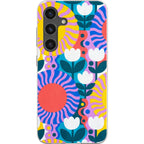 Midnight Sun Mod Bloom by Salla Niemi — S24 Samsung Galaxy Bio-degradable Case — Finnaij