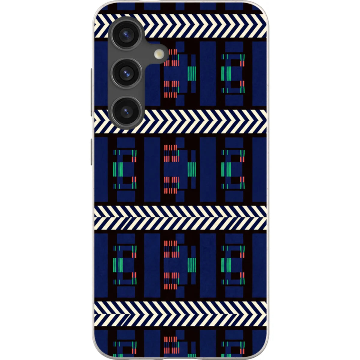Midnight Aso-Oke by Ada Okoye — S24 Samsung Galaxy Bio-degradable Case — Finnaij