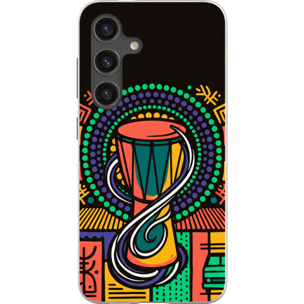 Talking Drum Halo by Ada Okoye — S24 Samsung Galaxy Bio-degradable Case — Finnaij
