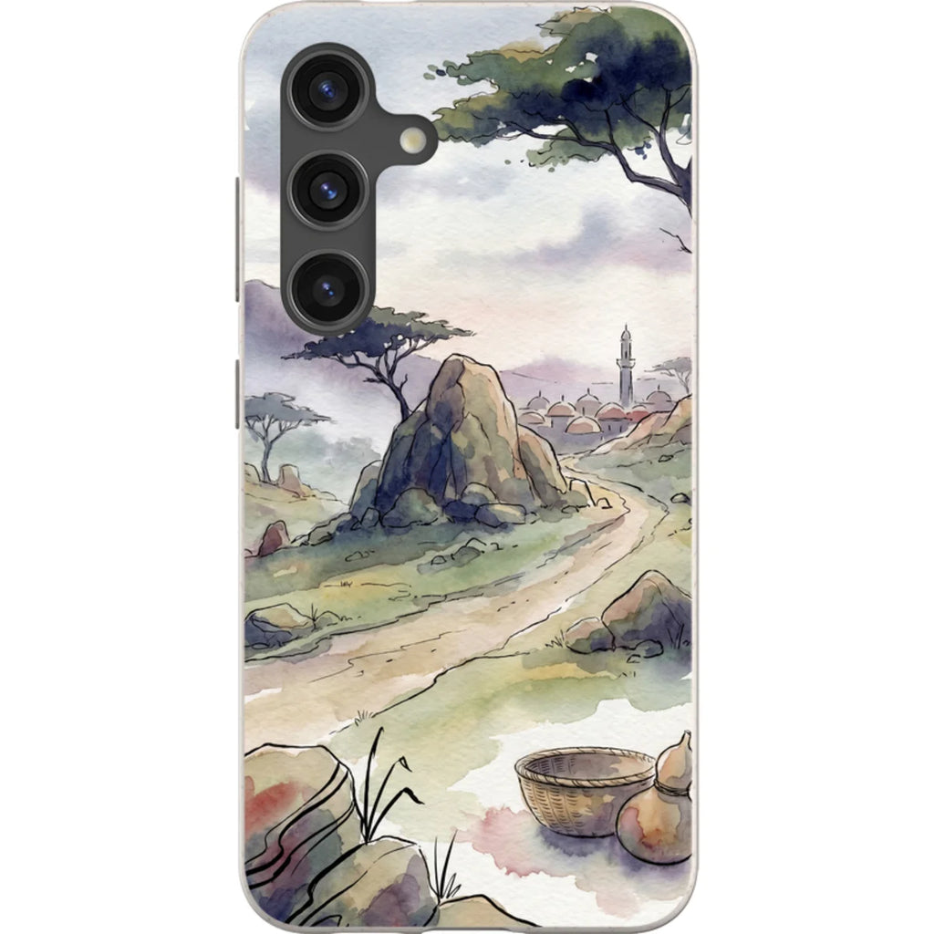 Jos Plateau Cool Light by Tobi Akinyemi — S24 Samsung Galaxy Bio-degradable Case — Finnaij