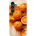 Oranges and Citrus Still Life by Frida Lövström — S24 Samsung Galaxy Bio-degradable Case — Finnaij