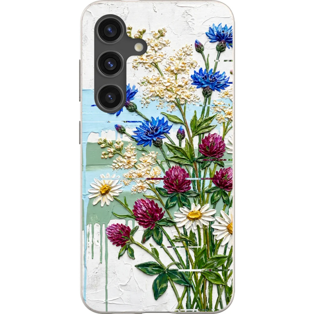 Nordic Wildflowers by Frida Lövström — S24 Samsung Galaxy Bio-degradable Case — Finnaij