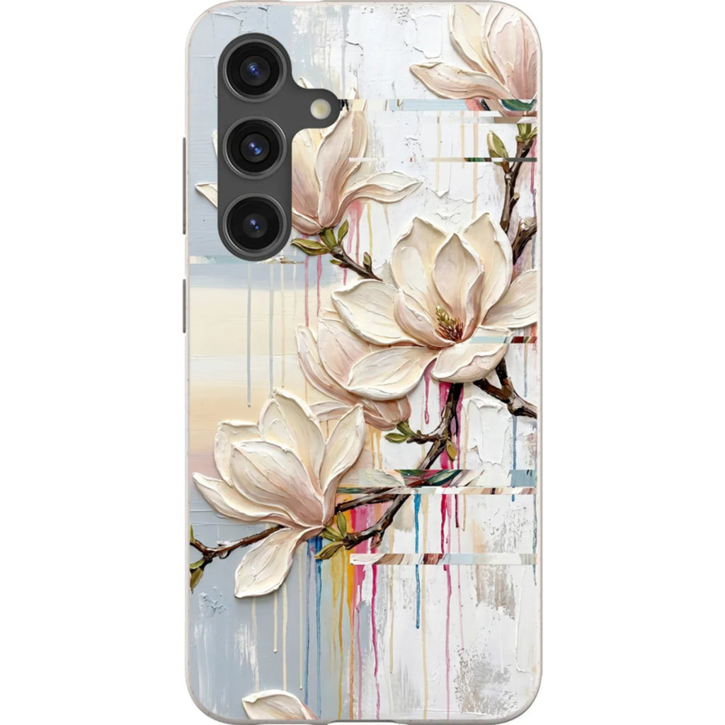 Magnolia Branches by Frida Lövström — S24 Samsung Galaxy Bio-degradable Case — Finnaij
