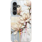 Magnolia Branches by Frida Lövström — S24 Samsung Galaxy Bio-degradable Case — Finnaij