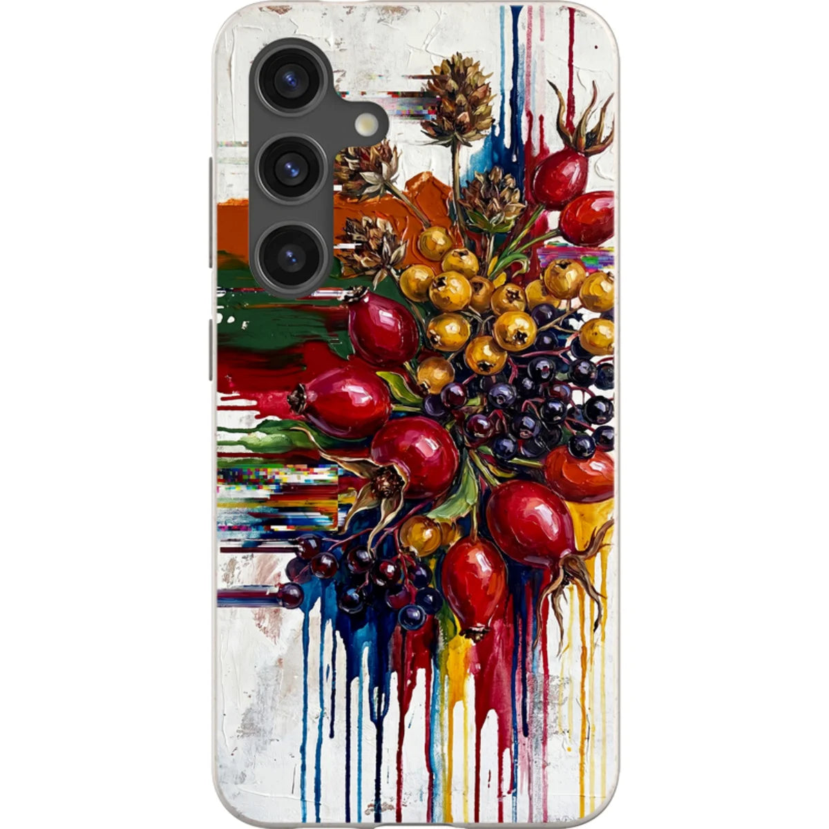 Autumn Berries and Botanicals by Frida Lövström — S24 Samsung Galaxy Bio-degradable Case — Finnaij