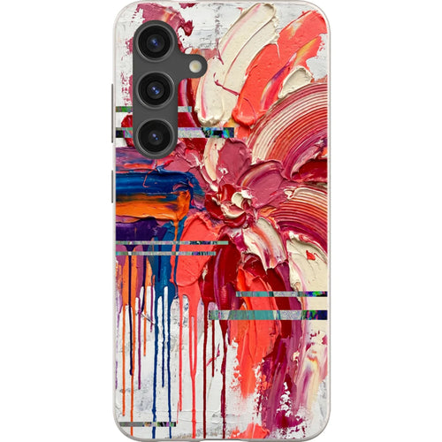 Abstract Florals by Frida Lövström — S24 Samsung Galaxy Bio-degradable Case — Finnaij