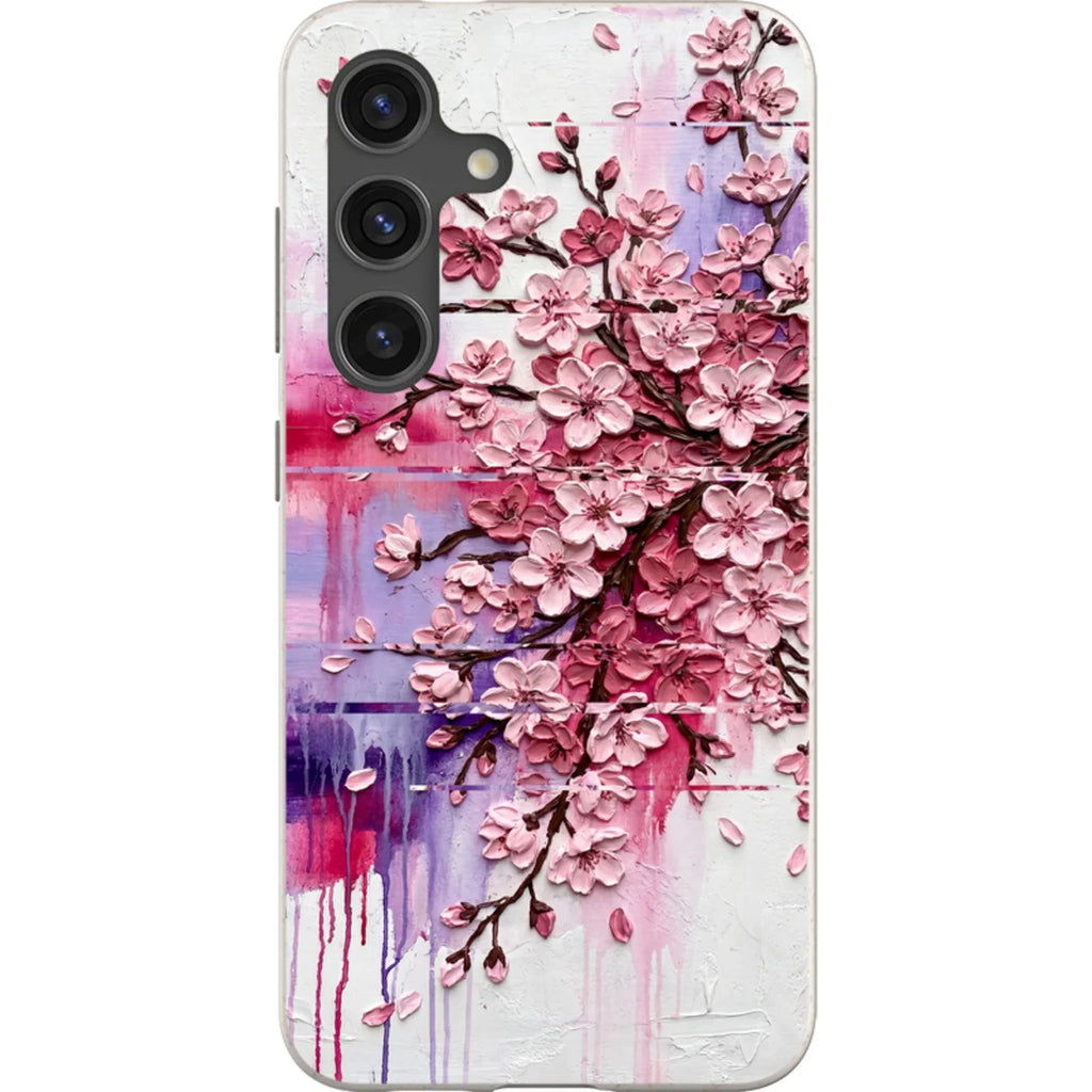 Cherry Blossoms by Frida Lövström — S24 Samsung Galaxy Bio-degradable Case — Finnaij