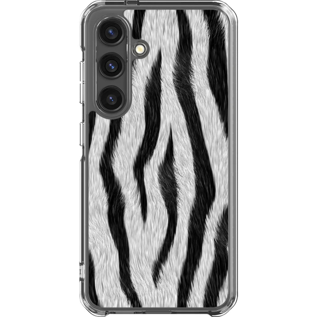Zebra Groove — S24 Clear Impact Case — Finnaij