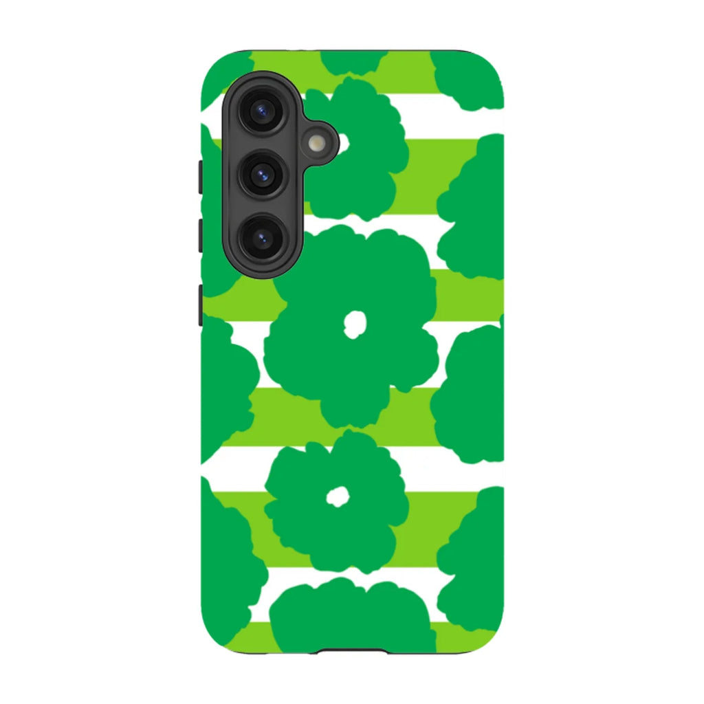 Bold Floral Green — S24 Tough Case — Finnaij