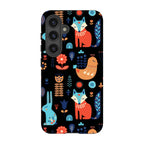 Nordic Ornament Black — S24 Tough Case — Finnaij