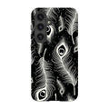 Feathers in Bloom Black — S24 Tough Case — Finnaij