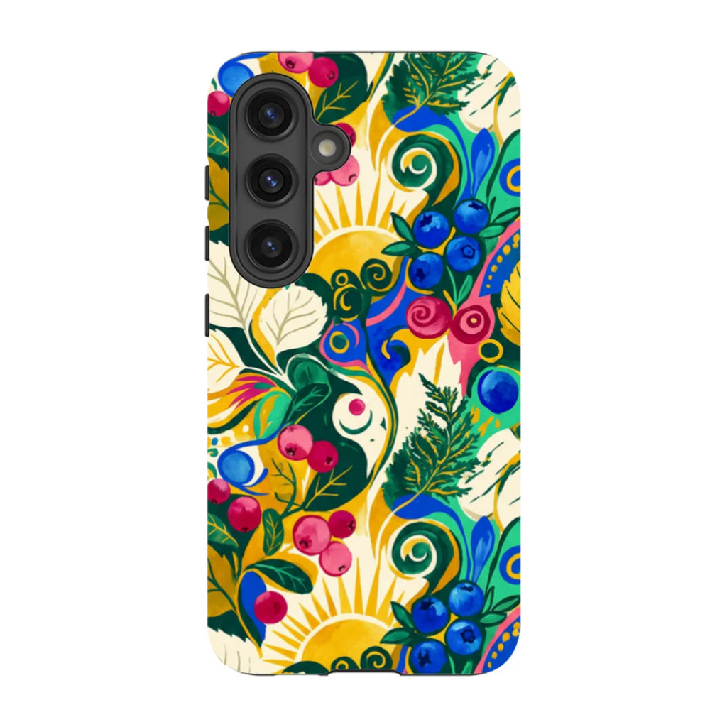 Berry Meadow Glow by Aino Kallio — S24 Tough Case — Finnaij