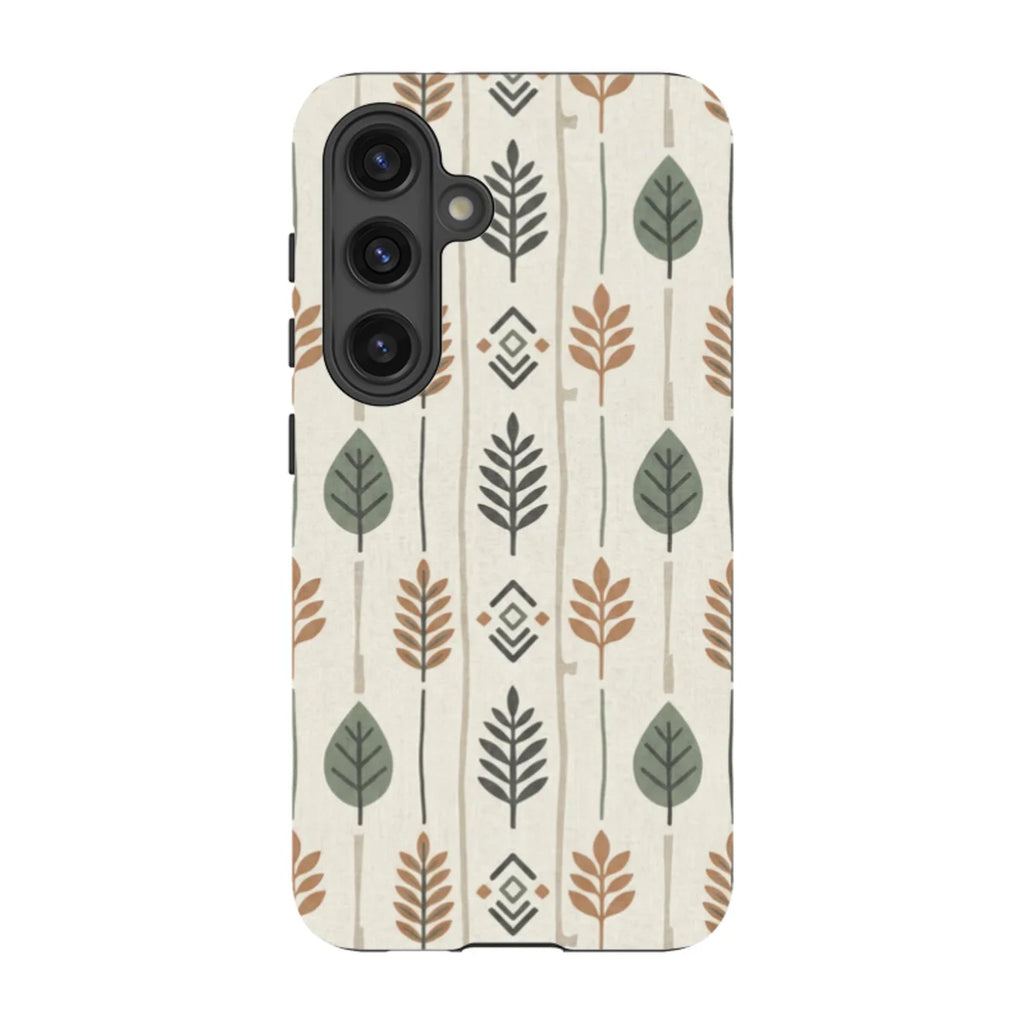 Birch and Linen Pattern by Elsi Vaarala — S24 Tough Case — Finnaij