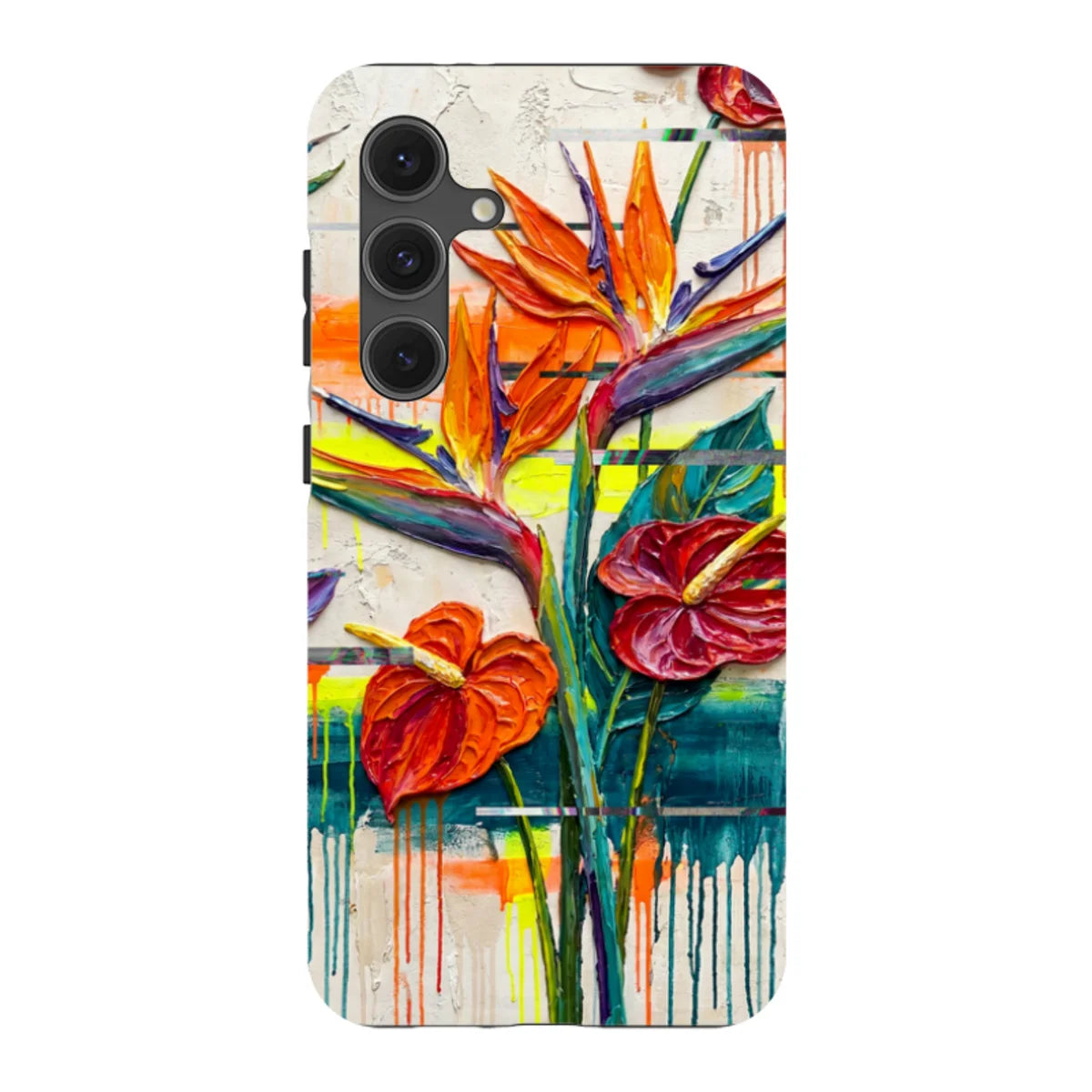 Tropical Flowers by Frida Lövström — S24FE Tough Case — Finnaij