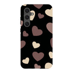 White & Black Hearts — S24 Fan Edition Tough Case — Finnaij
