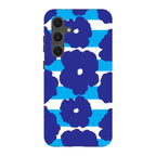 Bold Floral Blue — S24 Fan Edition Tough Case — Finnaij