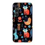 Nordic Ornament Black — S24 Fan Edition Tough Case — Finnaij