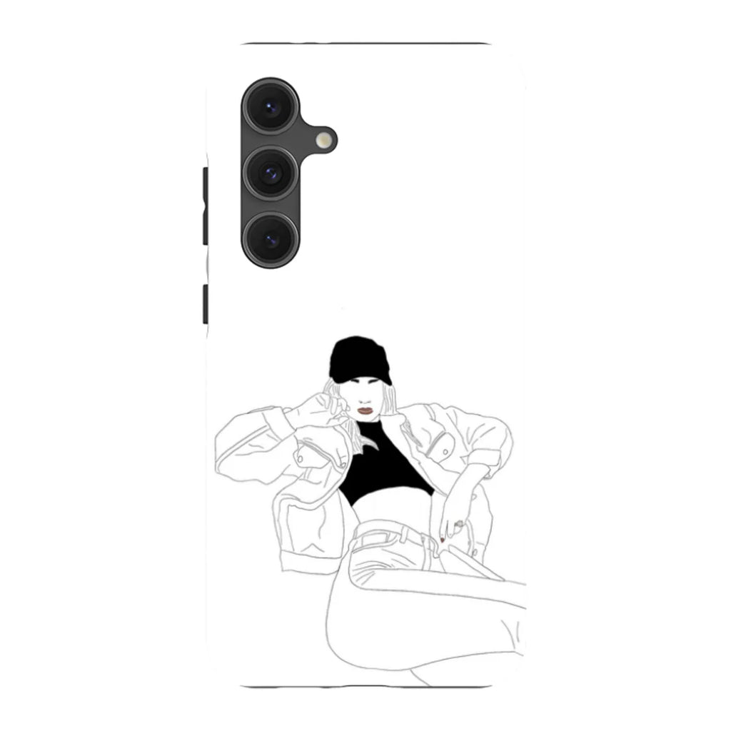 Black Cap by Keagan Haight — S24 Fan Edition Tough Case — Finnaij