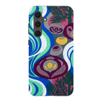 Sauna Bloom Motif by Aino Kallio — S24 Fan Edition Tough Case — Finnaij