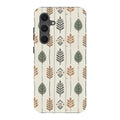 Birch and Linen Pattern by Elsi Vaarala — S24 Fan Edition Tough Case — Finnaij